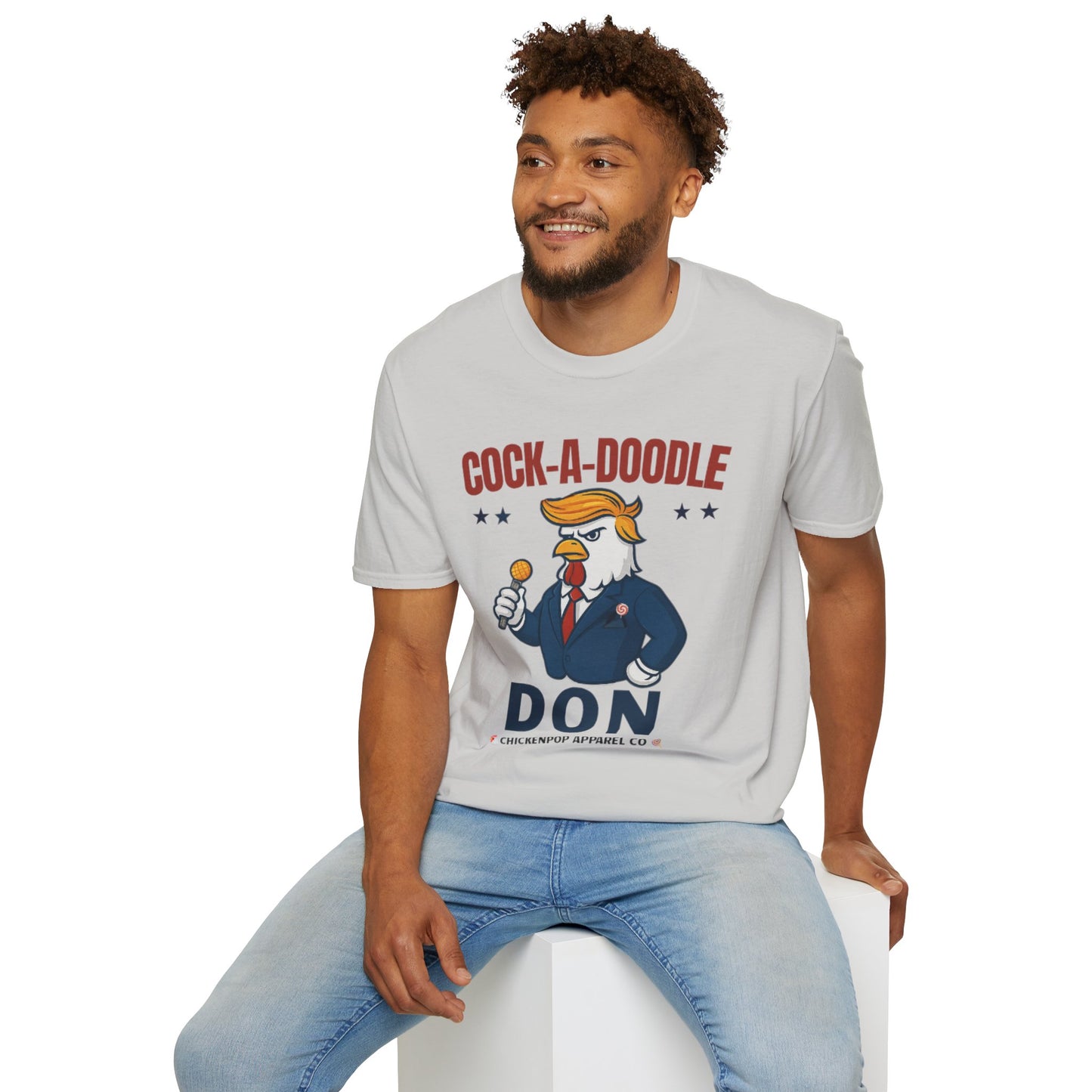 Cock-a-Doodle-Don T-Shirt – Pocket Pop Edition