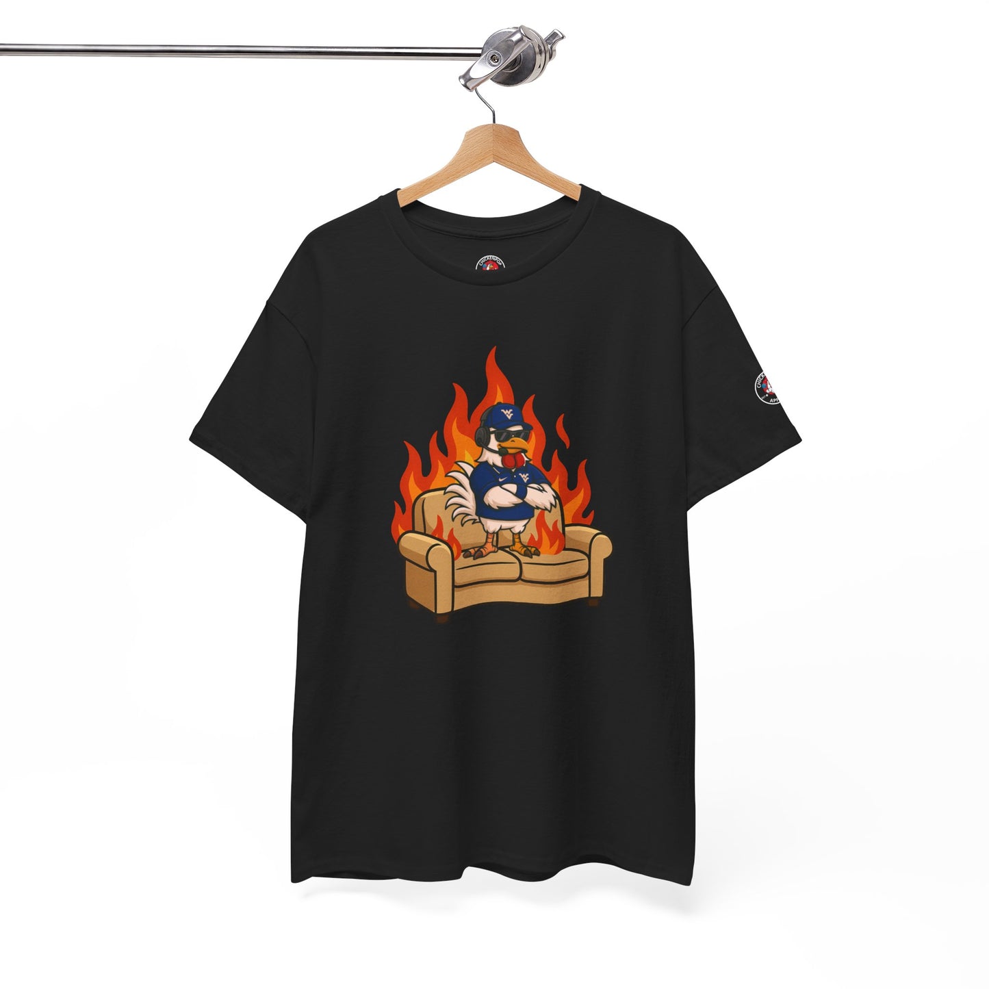 Big Rich Energy WV BURNIN' DOWN THE COUCH Graphic Tee 🔥Free Shipping🔥