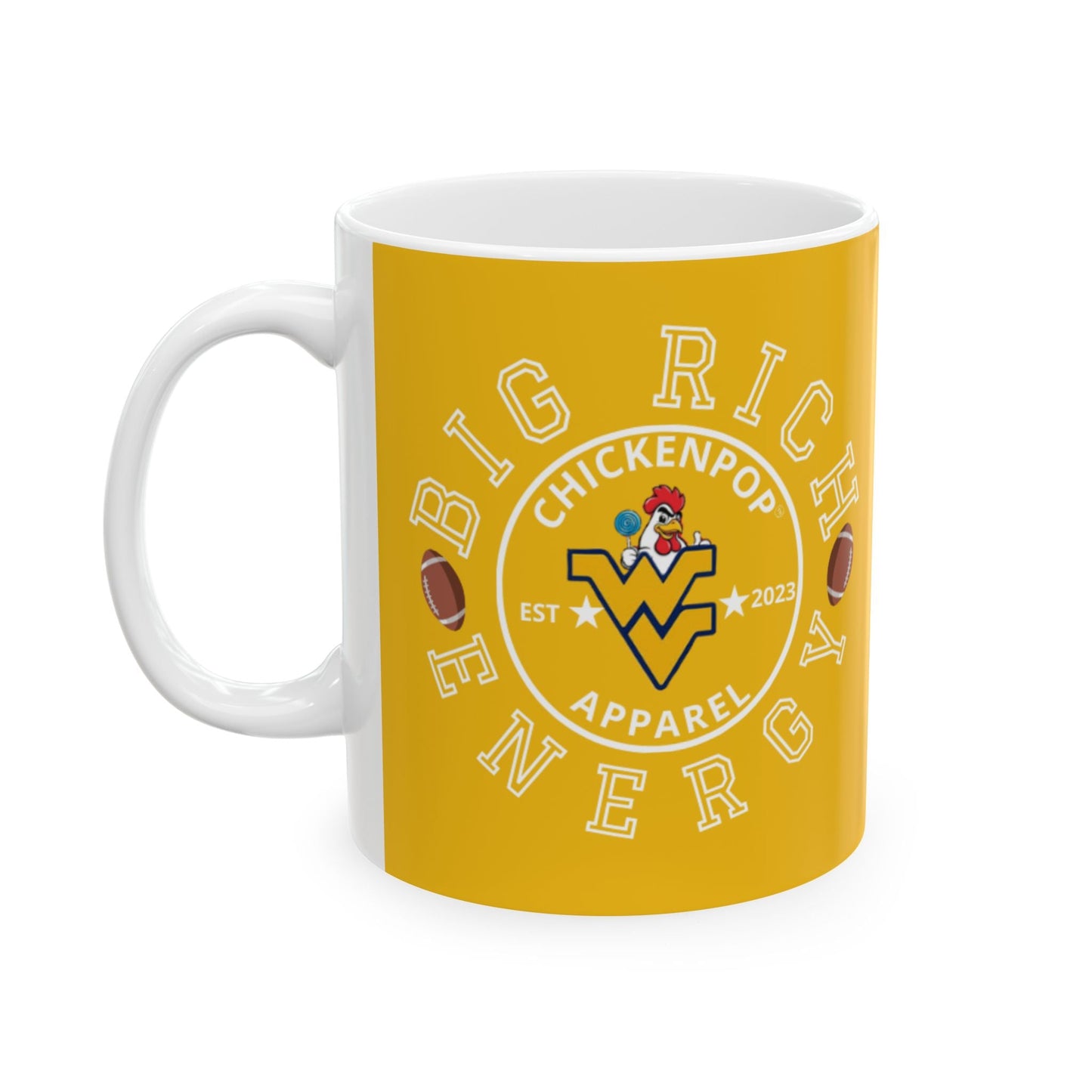 Big Rich Energy Mug | WV-Inspired | Fuel Your Hustle - Gold