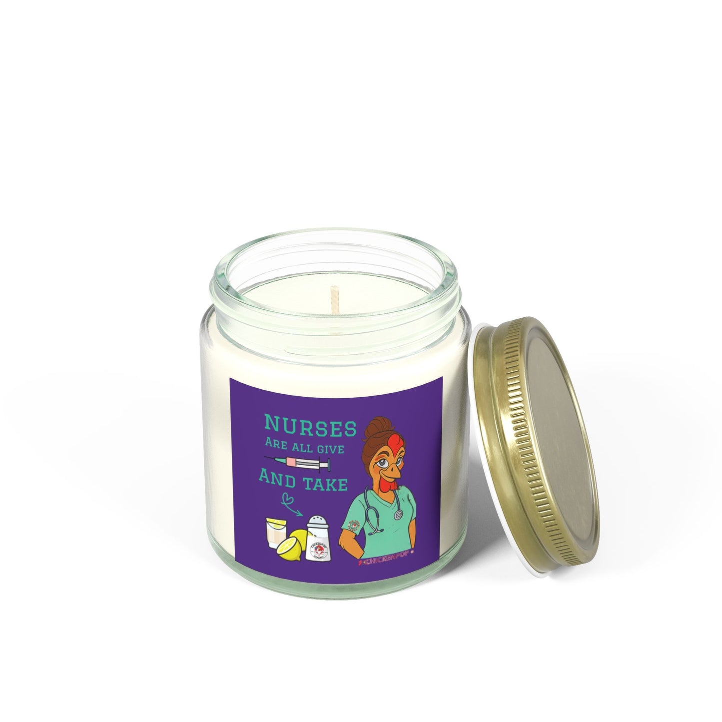 Nurses Are All Give And Take Unique Gifts for Healthcare Workers, Aromatherapy Candles, Cute Nursery Decor, Self-Care Essentials