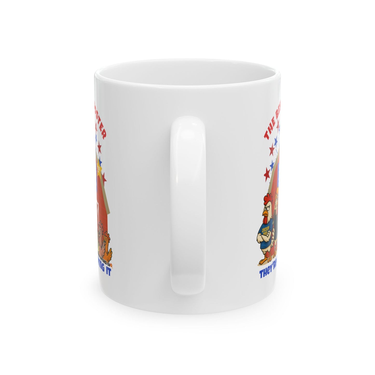 The Best Rooster - People Are Saying It Ceramic Mug – Cock-a-Doodle-Don Edition