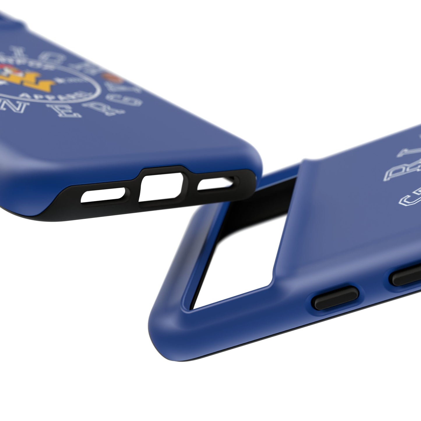 Don’t Be A Devries Funny Chicken Phone Case – Durable Dual-Layer Protection for iPhone, Samsung, Pixel – Matte or Glossy Finish Blue