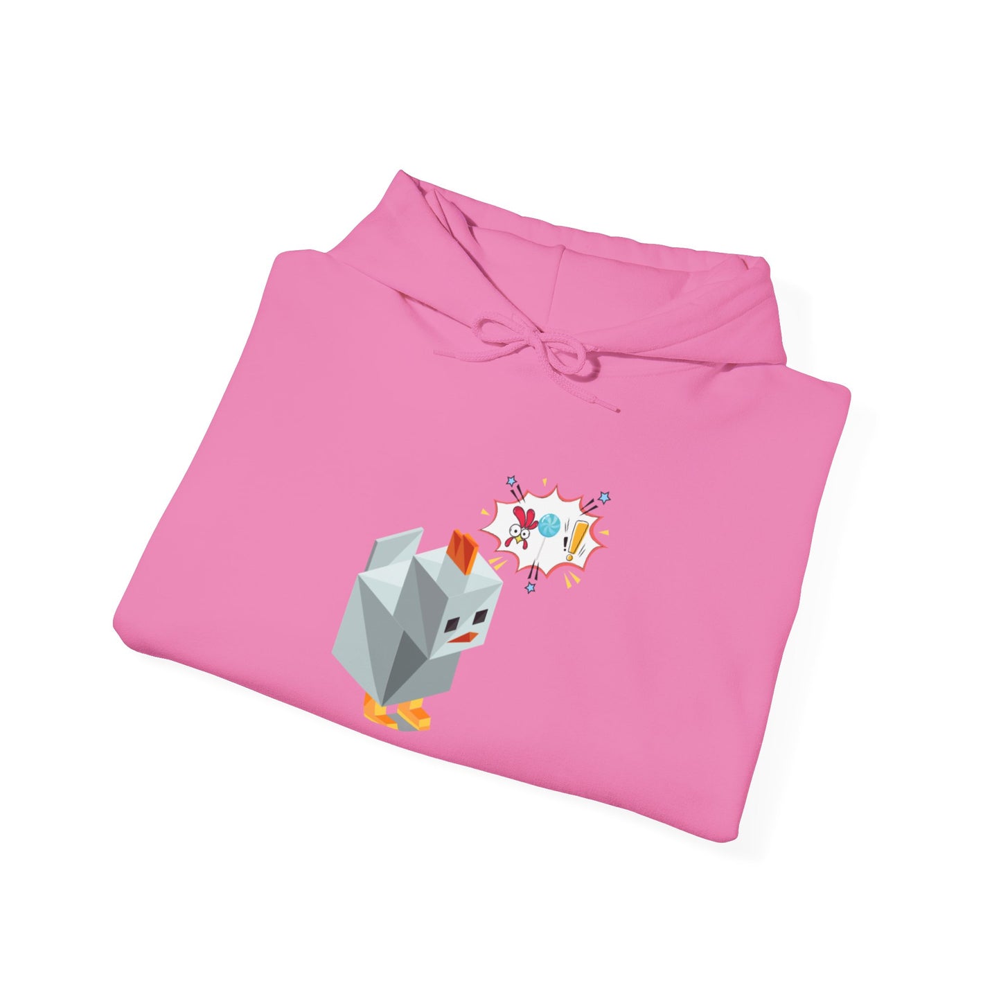 Roblox Chicken Thinks Hoodie UNISEX - ChickenPop Arm Logo Edition