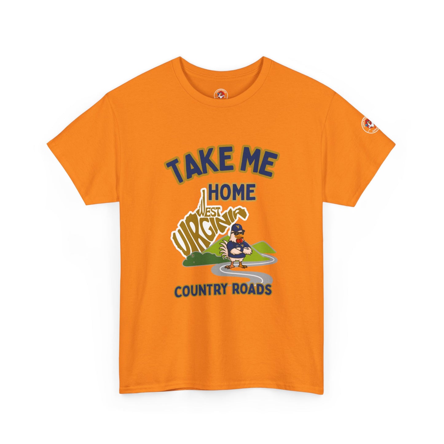 Take Me Home Country Roads WV Coop Daddy Tee – Funny West Virginia Rooster Shirt