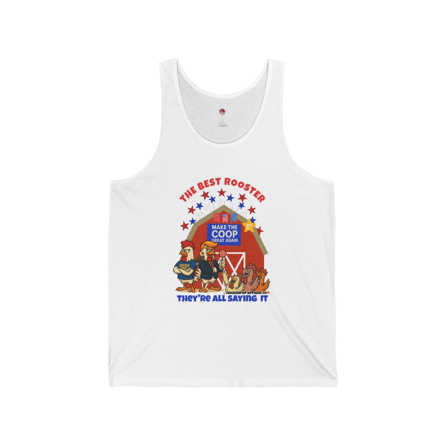 The Best Rooster Ribbed Tank β Cock-a-Doodle-Don Presidential Poultry ππΉ