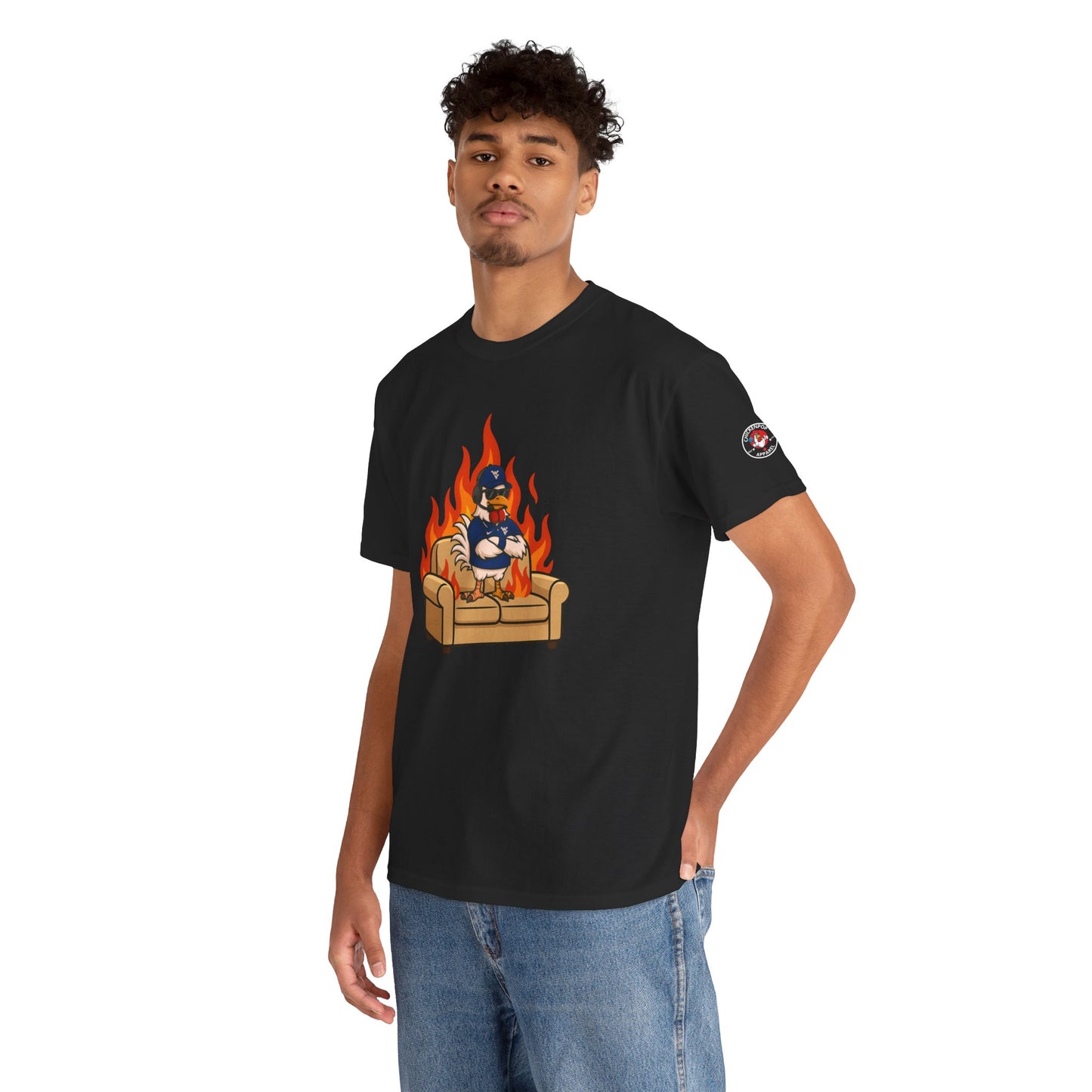 Big Rich Energy WV BURNIN' DOWN THE COUCH Graphic Tee 🔥Free Shipping🔥