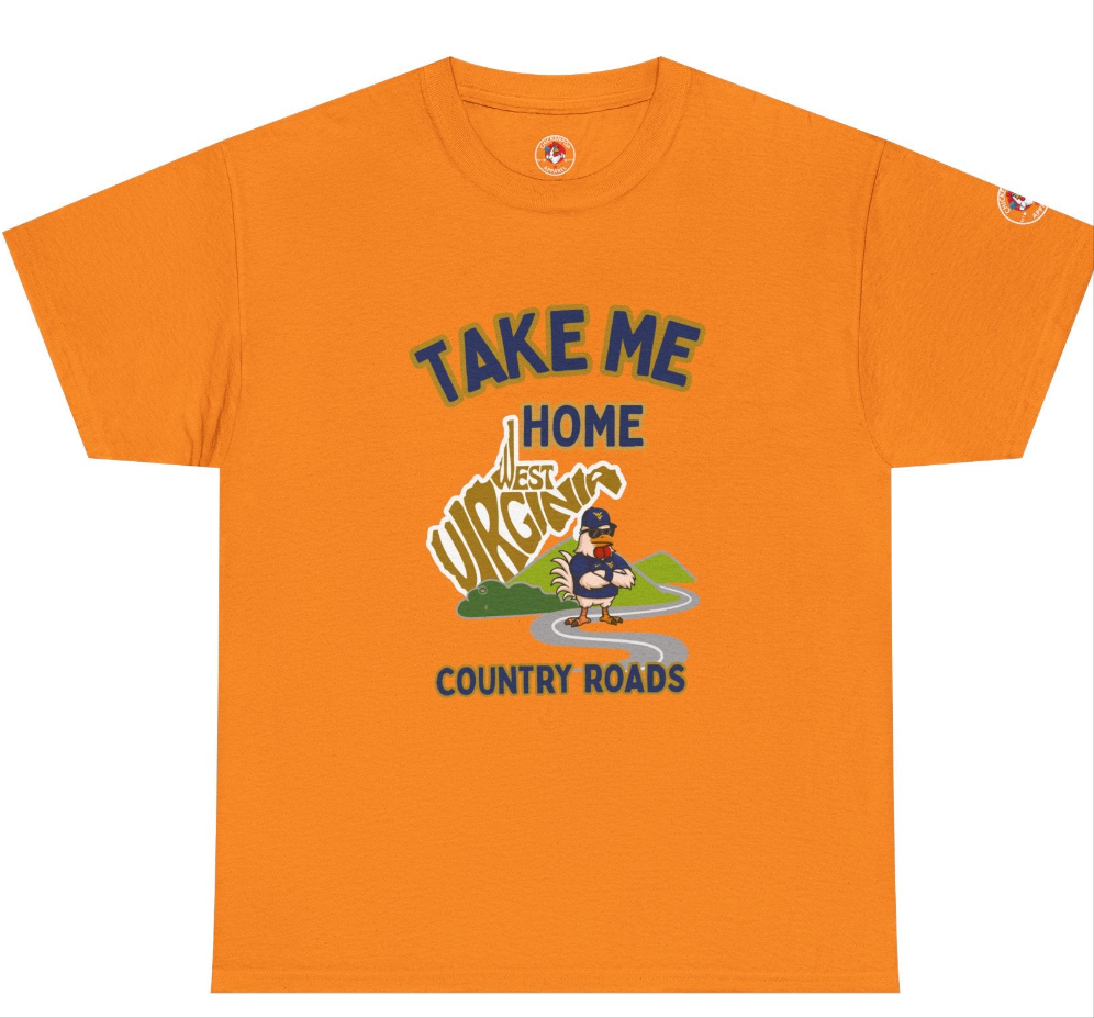 Take Me Home Country Roads WV Coop Daddy Tee – Funny West Virginia Rooster Shirt