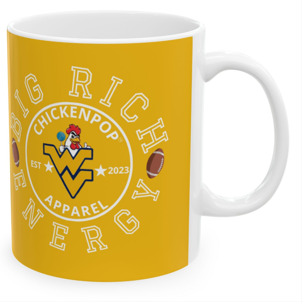 Big Rich Energy Mug | WV-Inspired | Fuel Your Hustle - Gold