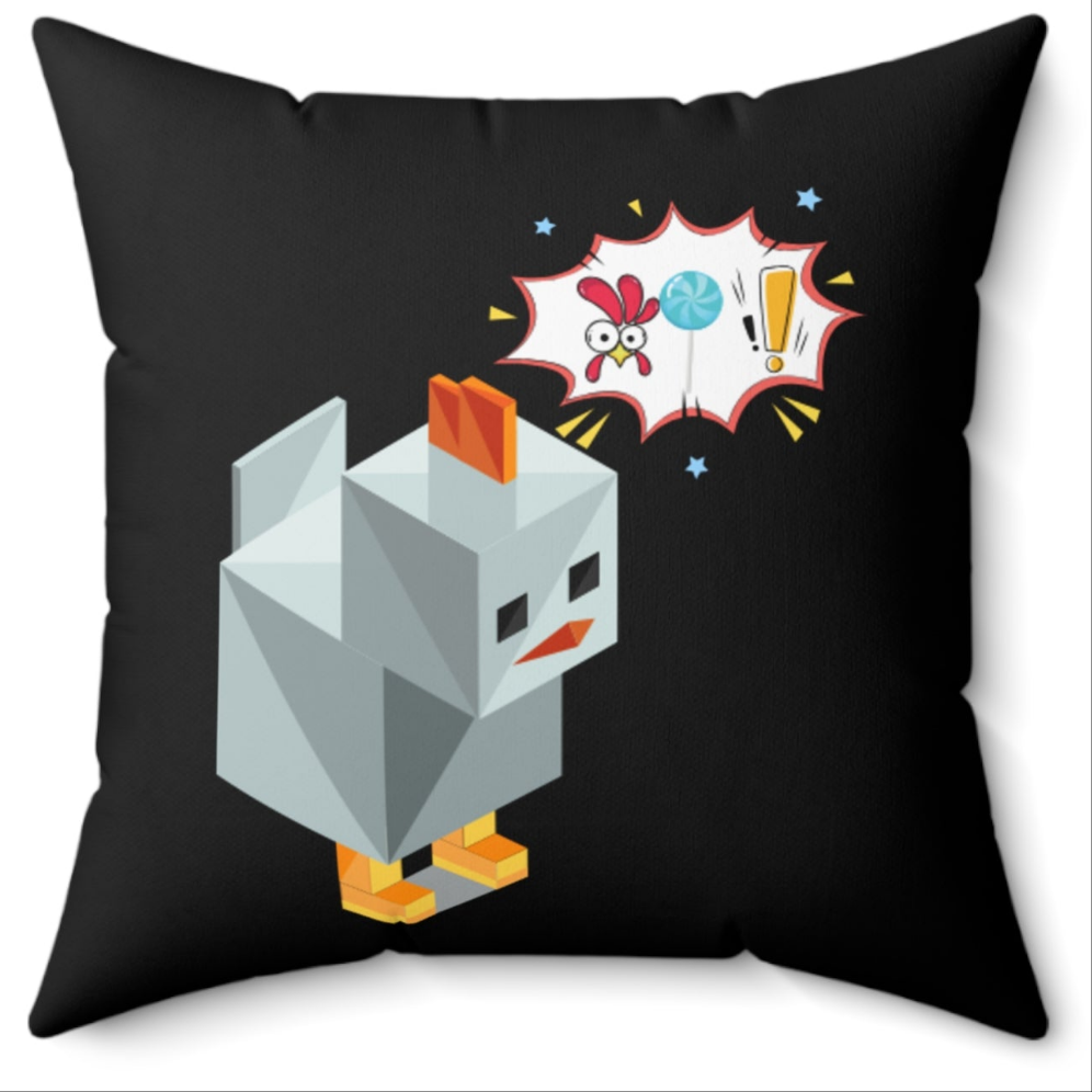 Roblox Chick Spun Polyester Square Pillow