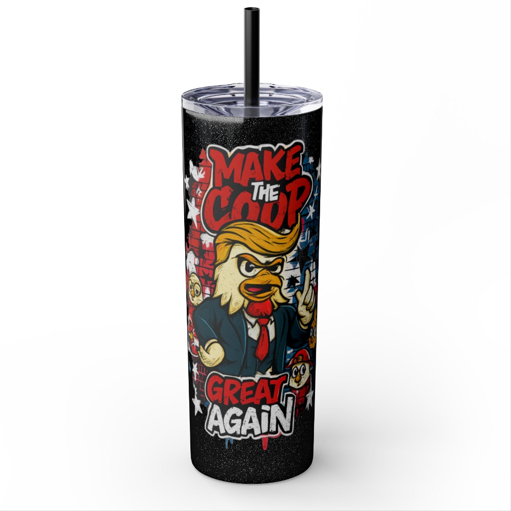 Make the Coop Great Again Cock-a-Doodle Don 20 oz. Tumbler with straw Gifts, Summer Vibes, Party Essentials