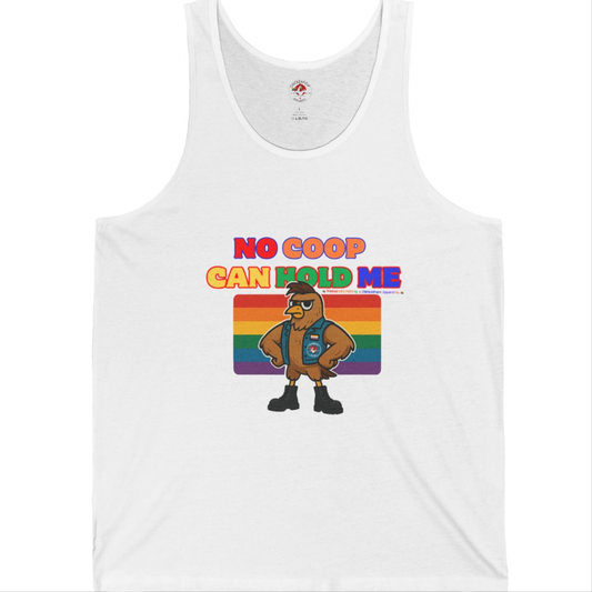 No Coop Can Hold Me β Theym Hen Unisex Tank