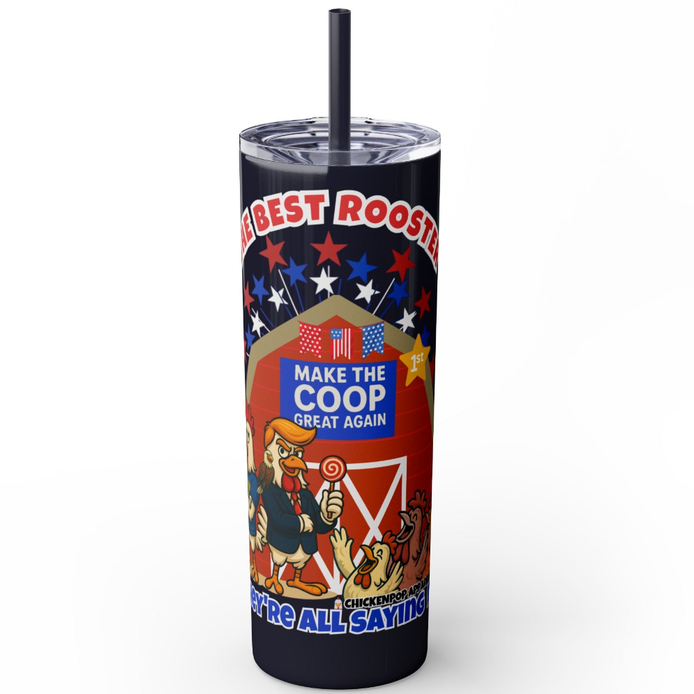 The Best Rooster Cock-a-Doodle Don 20 oz. Tumbler with straw Gifts, Summer Vibes, Party Essentials