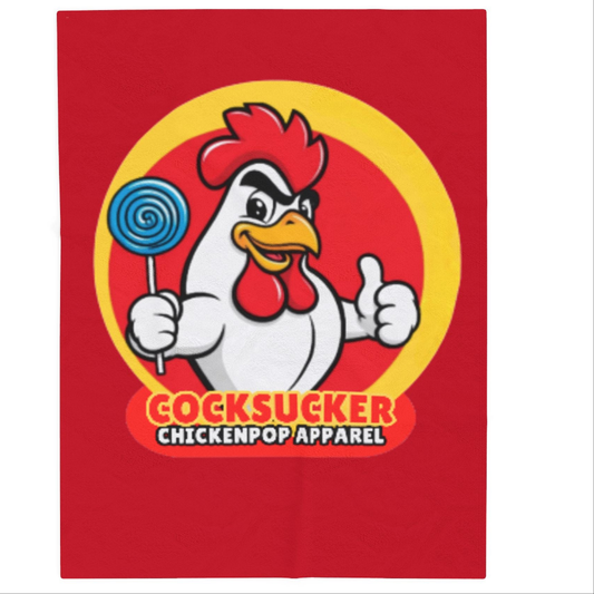 Coop Daddy Signature “Cocksucker” Velveteen Blanket – Cozy Meets Controversial