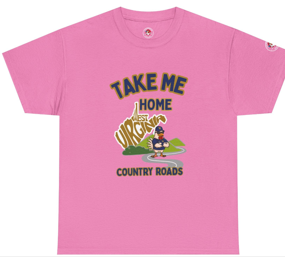 Take Me Home Country Roads WV Coop Daddy Tee – Funny West Virginia Rooster Shirt