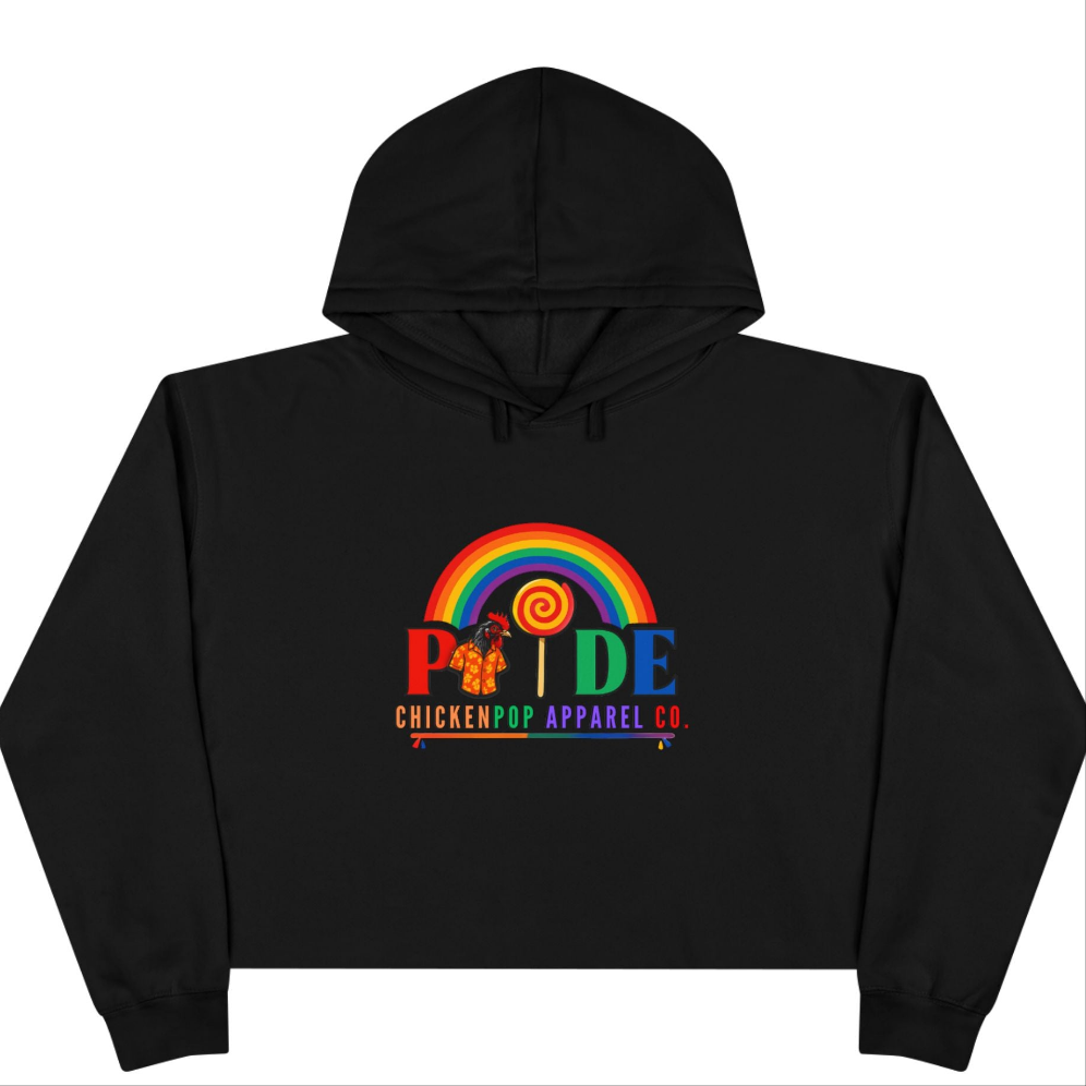 Prime Month Crop Hoodie - Pride Month Collection