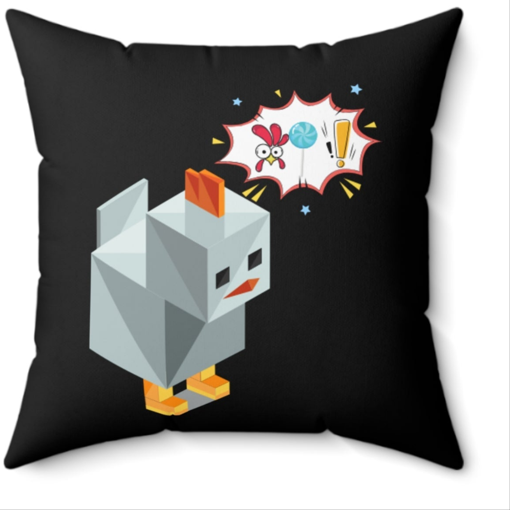 Roblox Chick Spun Polyester Square Pillow