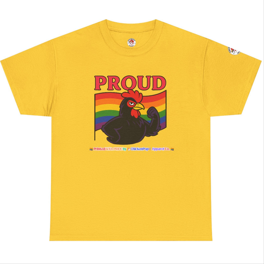 Proud Unisex Tee – Strut Boldly, Love Loudly