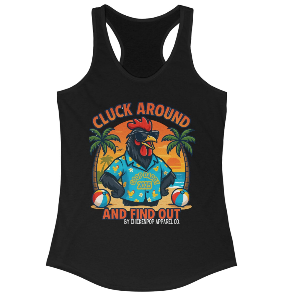 Cluck Around and Find Out – Women's Racerback Tank
