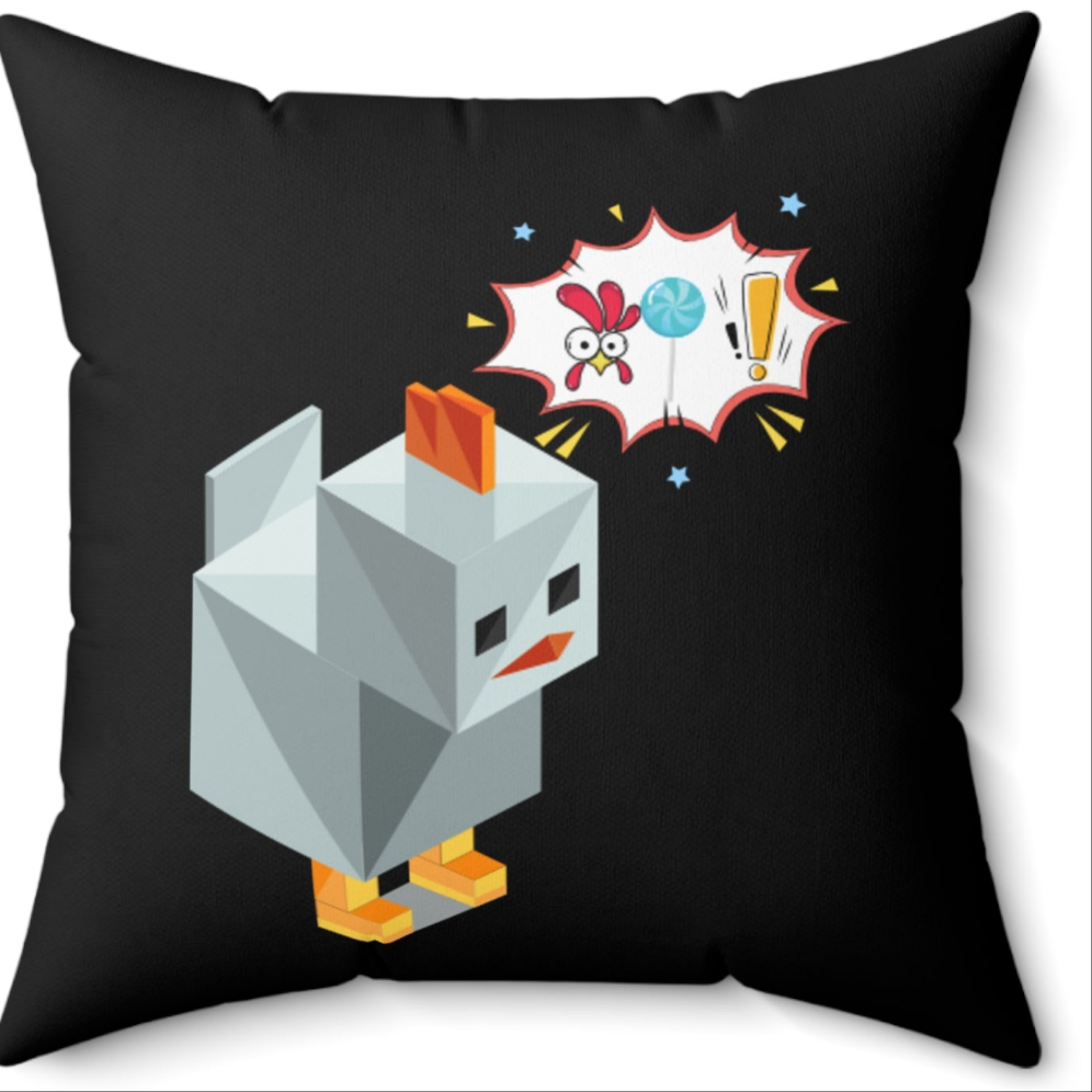 Roblox Chick Spun Polyester Square Pillow
