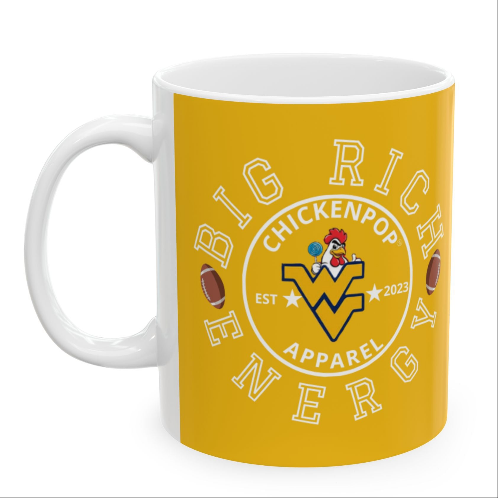 Big Rich Energy Mug | WV-Inspired | Fuel Your Hustle - Gold