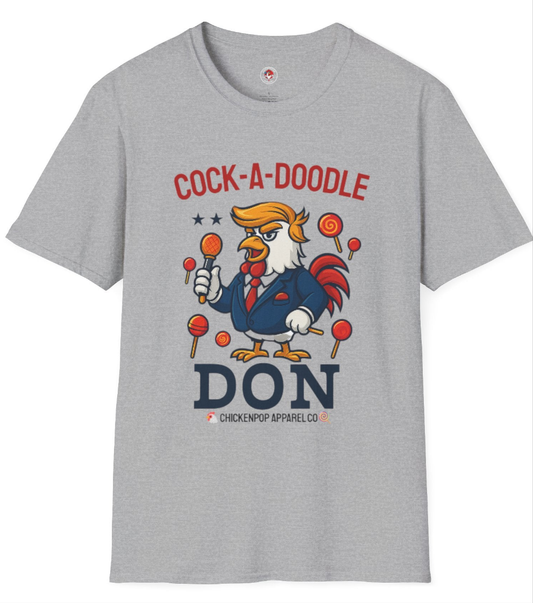 Cock-a-Doodle-Don T-Shirt – Lollipop Drop Edition