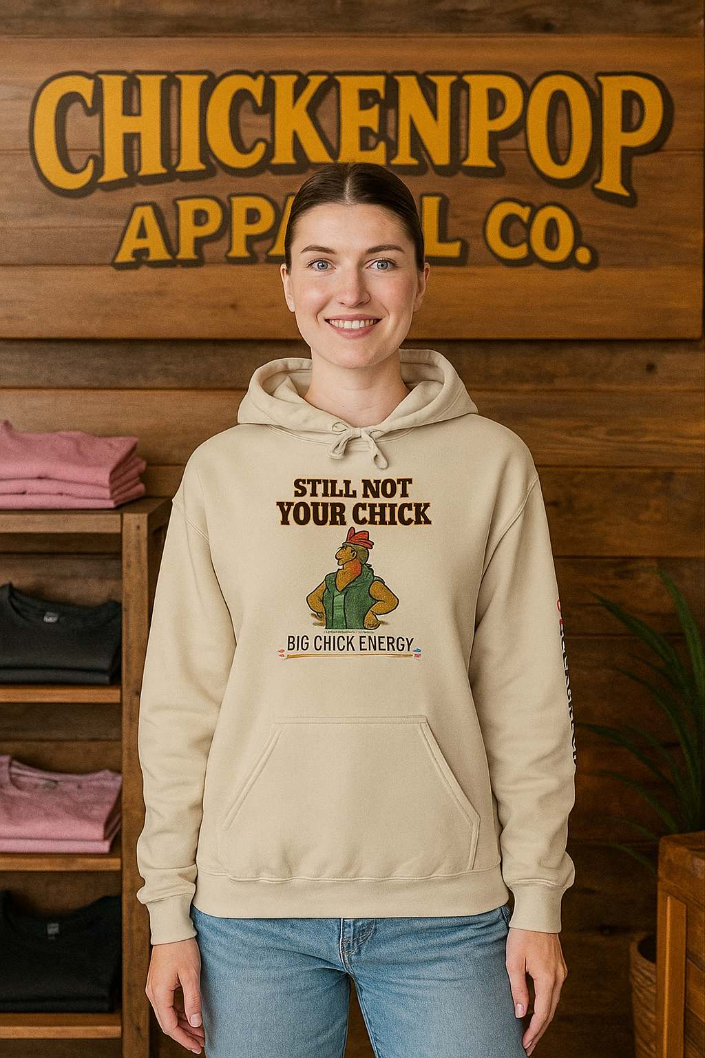 Still Not Your Chick Hoodie – Unisex Big Chick Energy Sweatshirt | Feminist Funny Chicken Hoodie