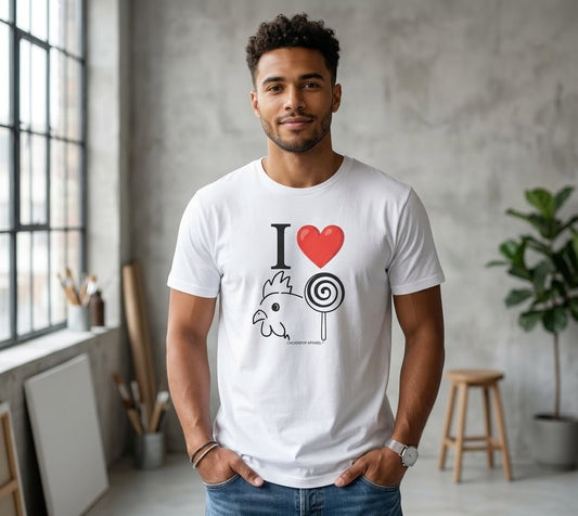 I ❤️ Chicken Pop Shirt – Say Less 😏 | Funny Double Entendre Chicken Tee - Chickenpop Apparel Company