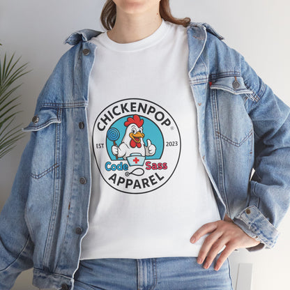 ChickenPop Apparel Code Sass Nurse's Logo Tee