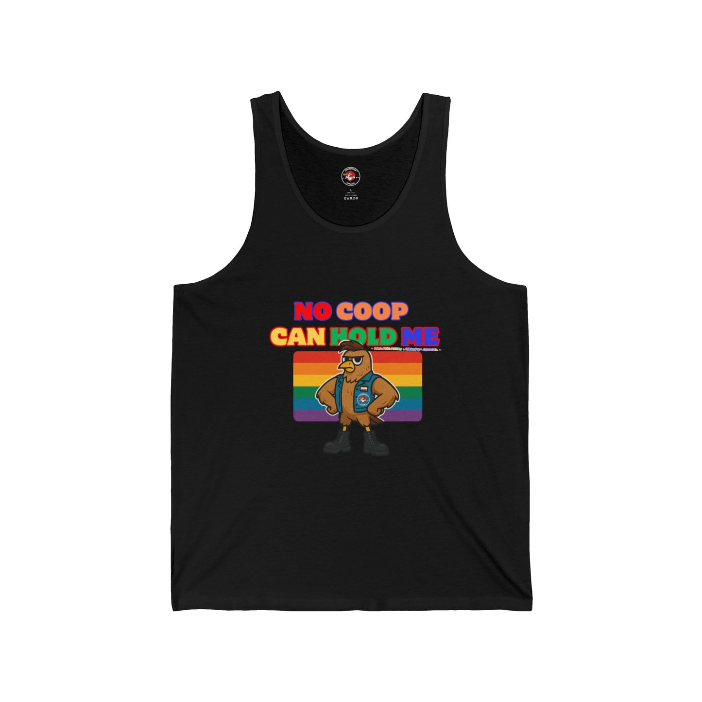 No Coop Can Hold Me – Theym Hen Unisex Tank