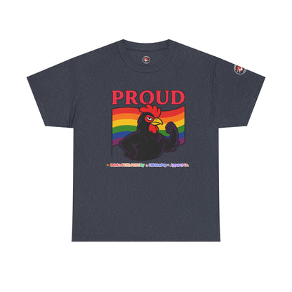 Proud Unisex Tee – Strut Boldly, Love Loudly