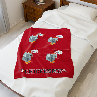 Roblox Chick Velveteen Plush Blanket Red