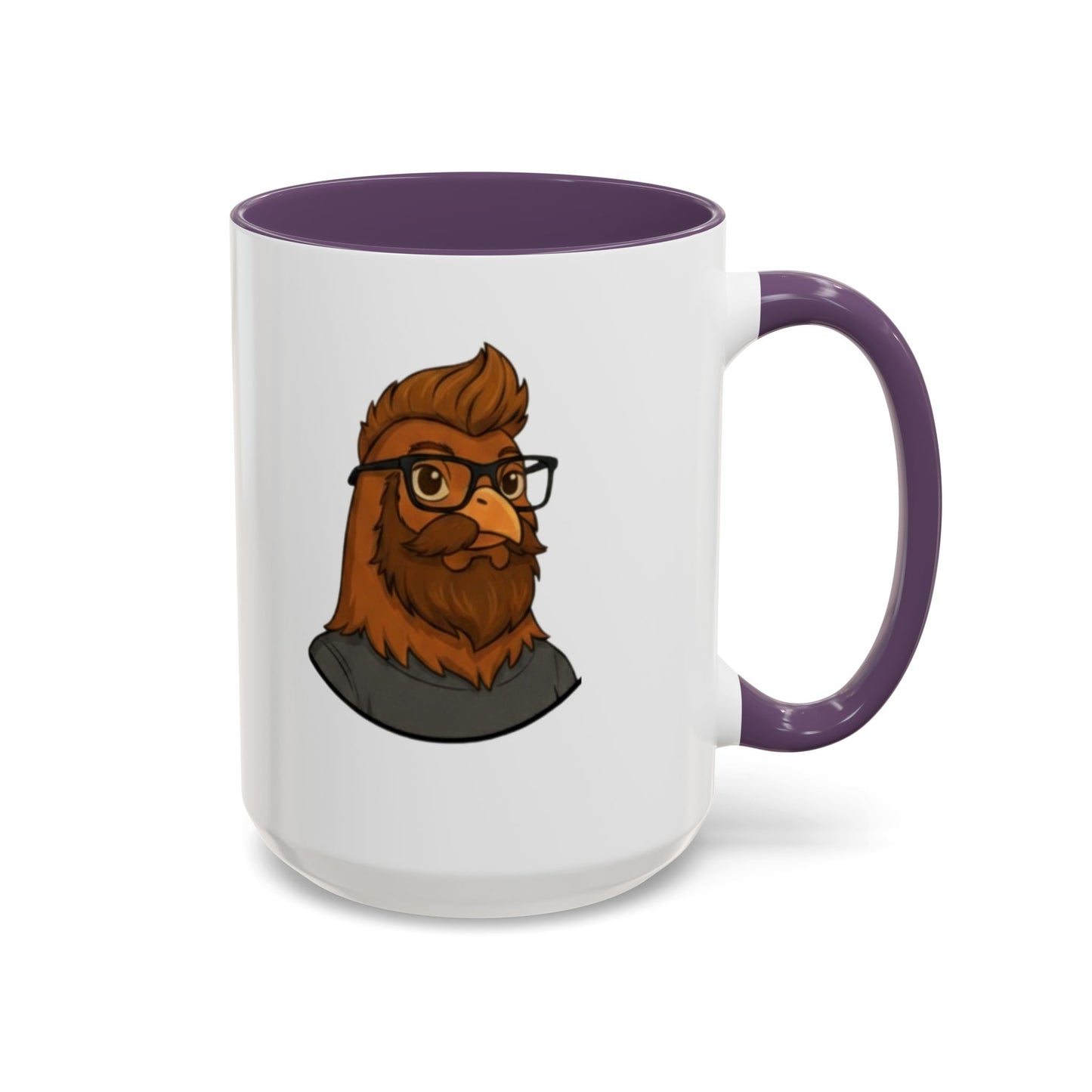 Get Clucked™ Custom Photo Chicken Mug – Personalized Cartoon Portrait Coffee Cup – Funny Gift for Couples, Friends & Pet Lovers