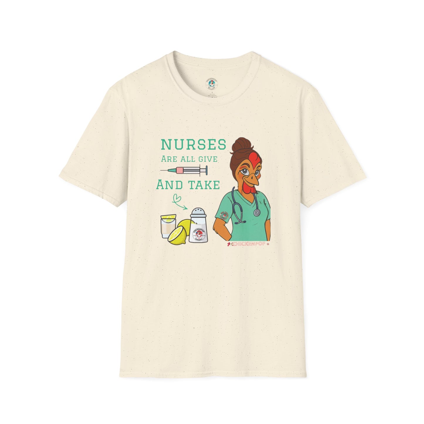 Nurses Are All Give and Take" Shirt | Funny RN Humor Tee | Code Sass Healthcare Apparel