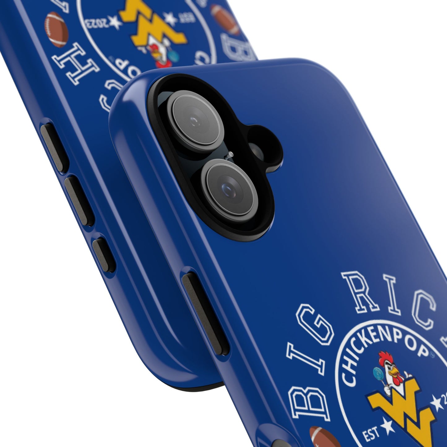 Don’t Be A Devries Funny Chicken Phone Case – Durable Dual-Layer Protection for iPhone, Samsung, Pixel – Matte or Glossy Finish Blue
