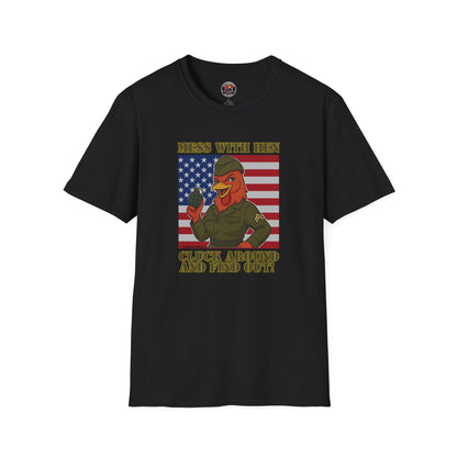 Mess With Hen T-Shirt – Fierce Funny Chicken Tee for Bold Women with Attitude | ChickenPop Apparel