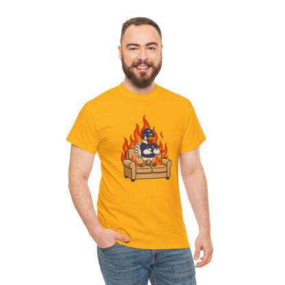 Big Rich Energy WV BURNIN' DOWN THE COUCH Graphic Tee 🔥Free Shipping🔥