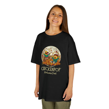 Kids Tee - Lil’ Cluckers 'Autumn Fun' ChickenPop Shirt