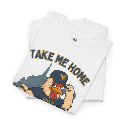 Take Me Home Country Roads WV Coop Daddy Tee – Funny West Virginia Rooster Shirt