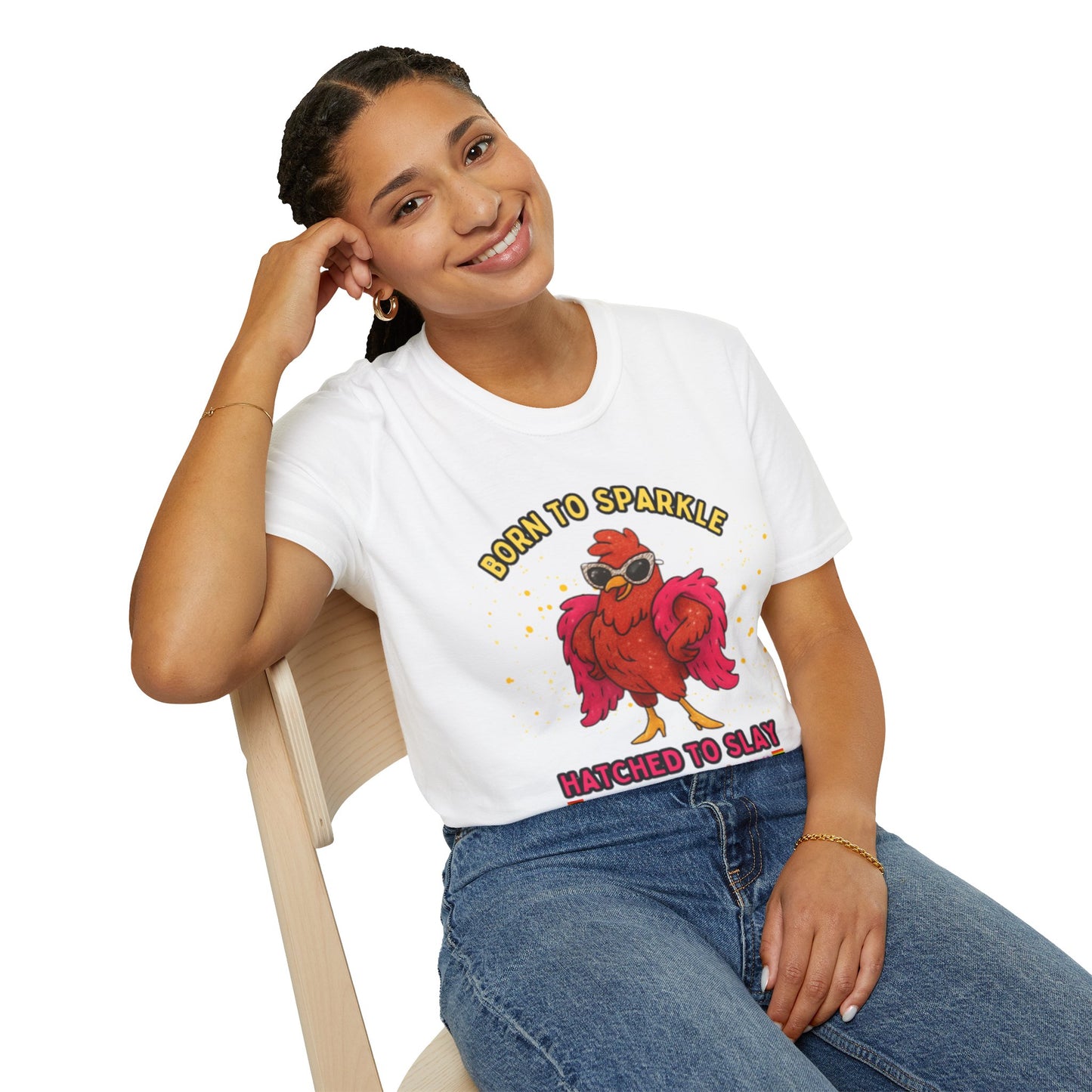 Born to Sparkle 💎 Unisex Tee – Shine Loud, Laugh Hard, Sparkle Always