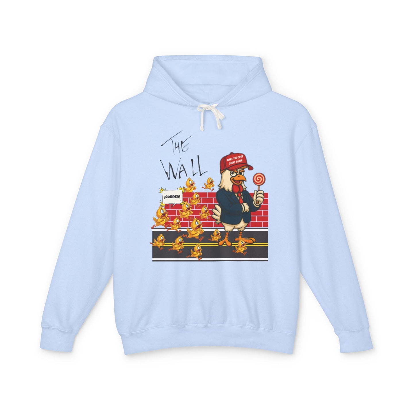 Another Chick Thru The Wall Hoodie – Bold Graphic Pullover with Relaxed Fit | Unisex Streetwear