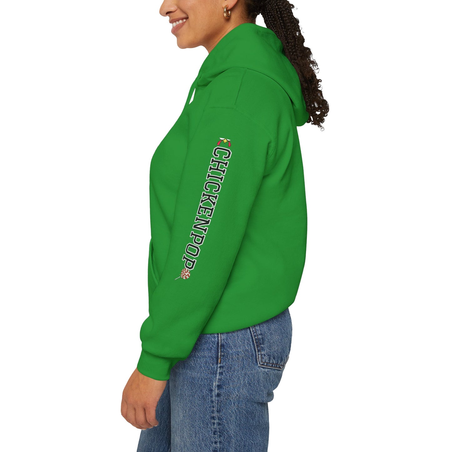 Big Chick Energy Logo Unisex Hoodie - ChickenPop Arm Logo Edition