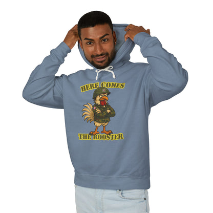 Here Comes The Rooster Hoodie – Bold Graphic Pullover with Relaxed Fit | Unisex Streetwear
