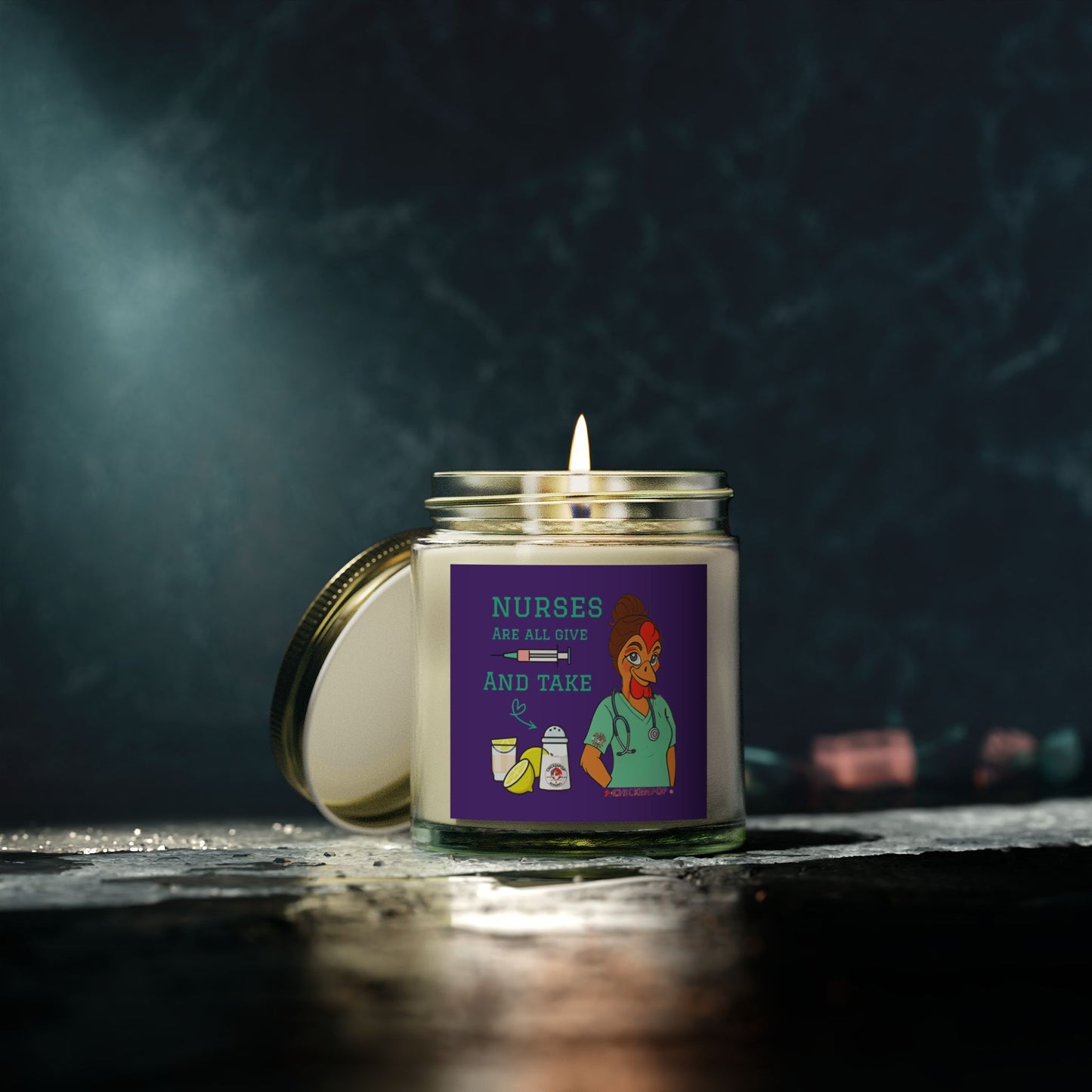 Nurses Are All Give And Take Unique Gifts for Healthcare Workers, Aromatherapy Candles, Cute Nursery Decor, Self-Care Essentials