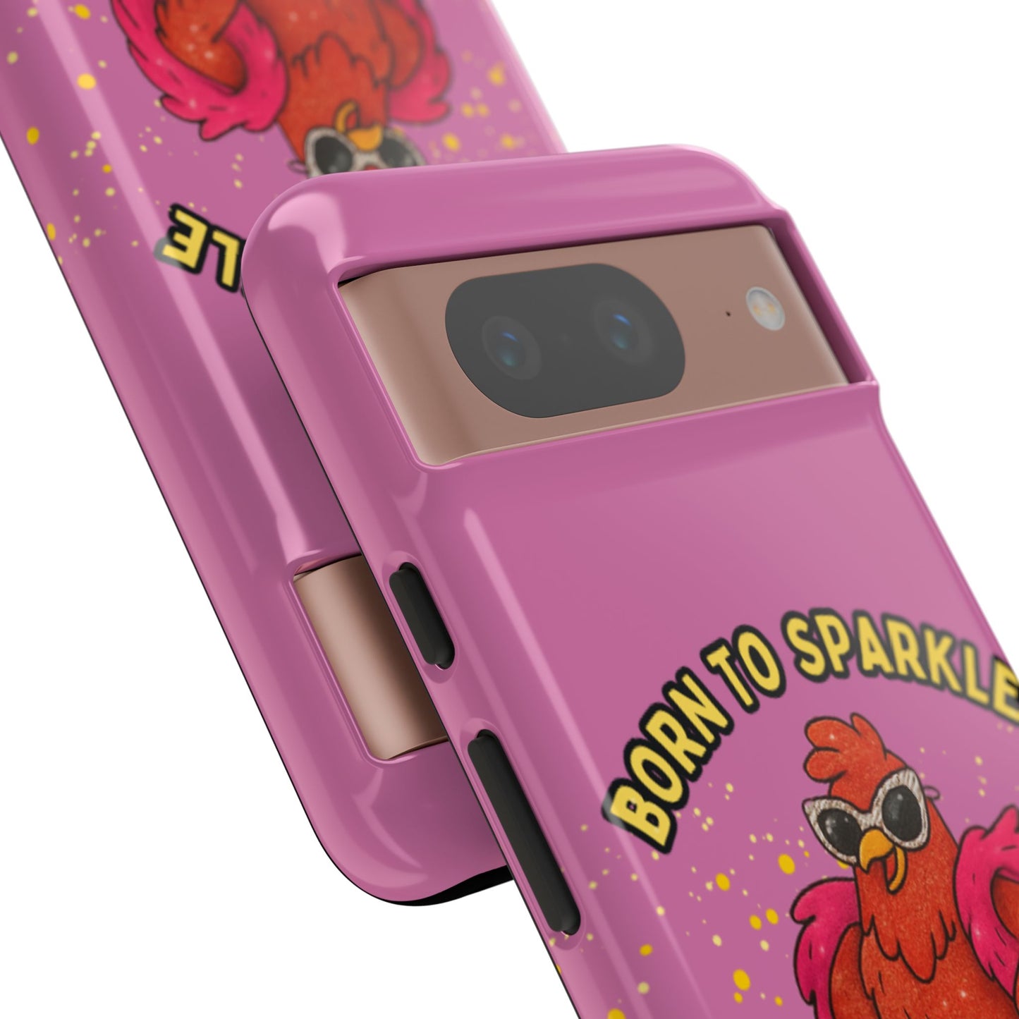 Phone Case - Born to Sparkle Hatched to Slay Logo Design