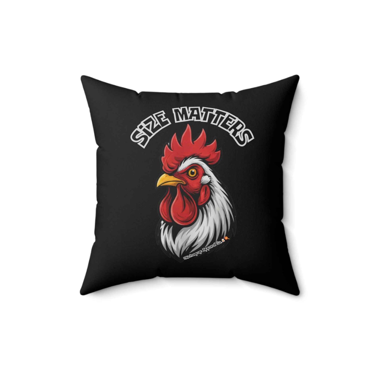 🤏Size Matters Big Chick Energy Polyester Throw Pillow