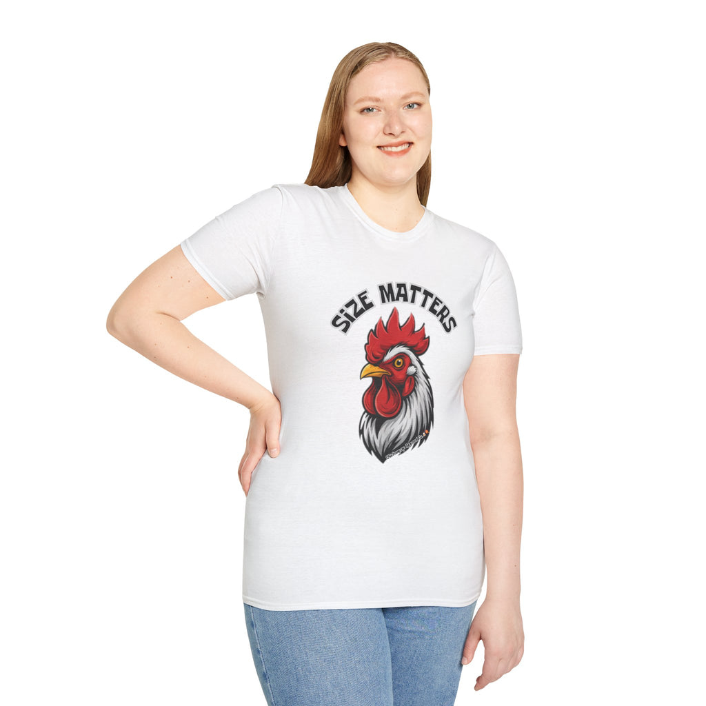 🤏SIZE MATTERS - The Cheeky Unisex ChickenPop Tee