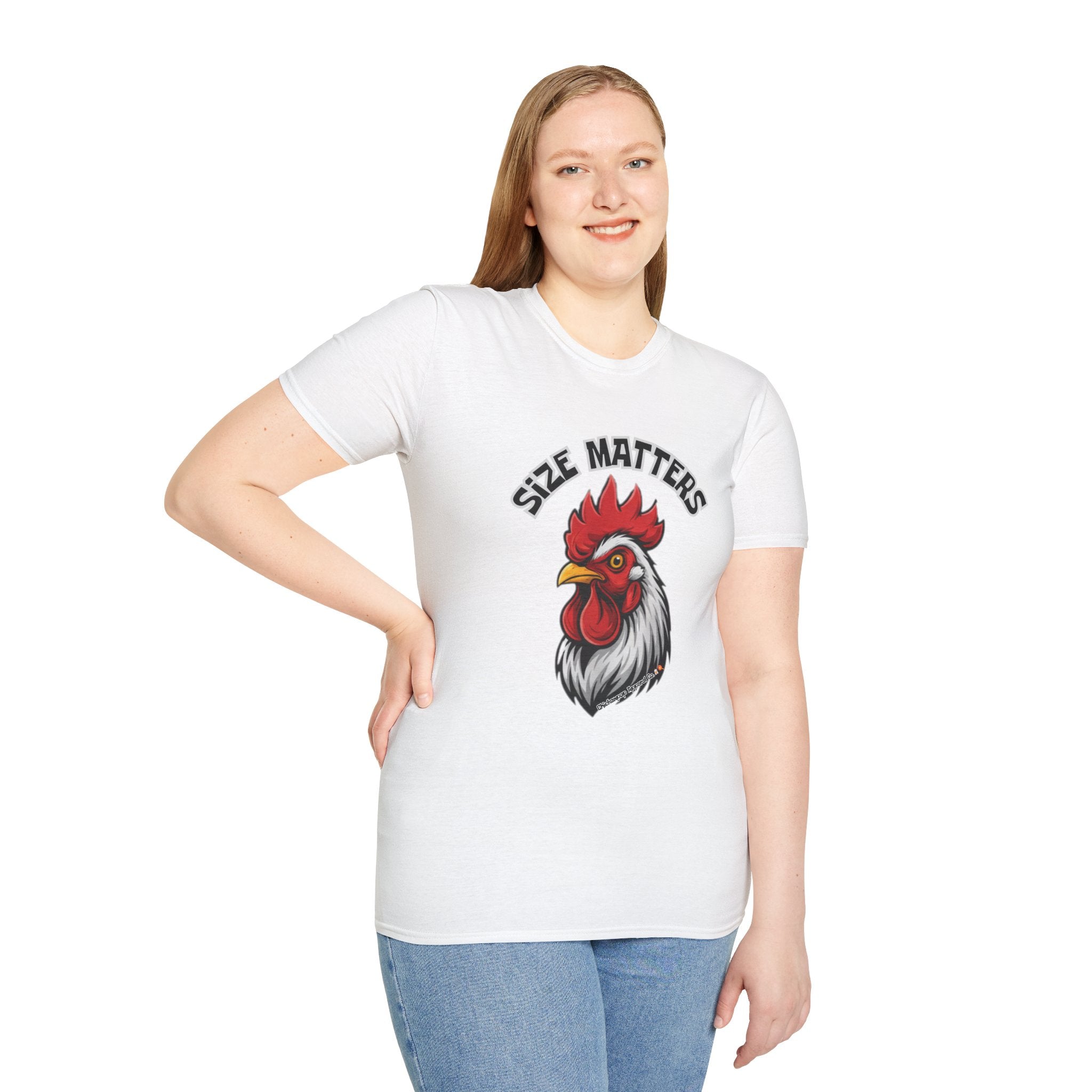 🤏SIZE MATTERS - The Cheeky Unisex ChickenPop Tee
