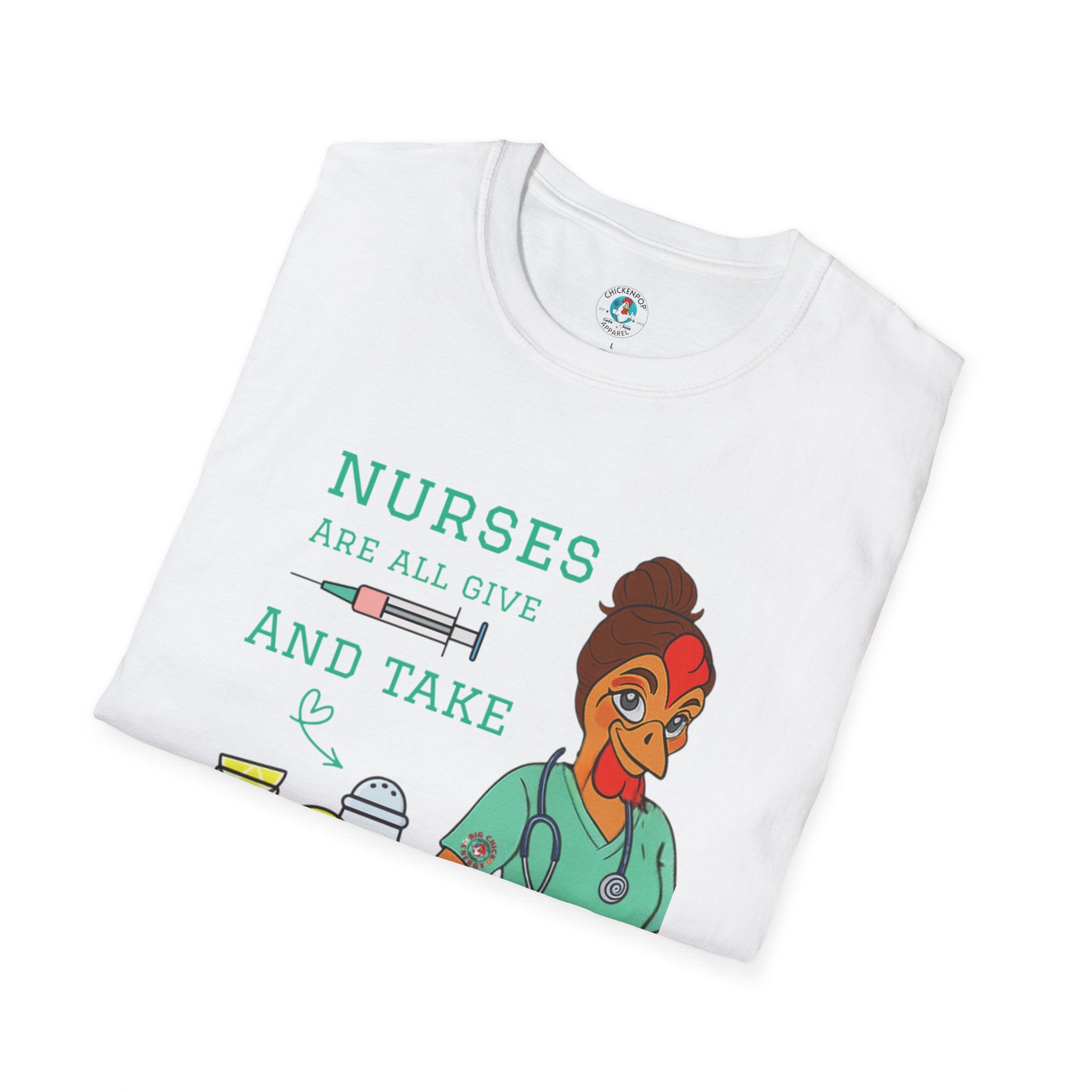 Nurses Are All Give and Take" Shirt | Funny RN Humor Tee | Code Sass Healthcare Apparel