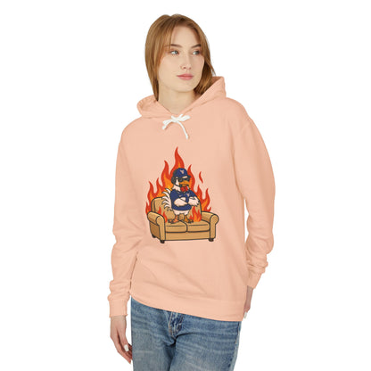 Big Rich Energy Burning Couch Hoodie – Chaos Quote 🔥FREE SHIPPING🔥