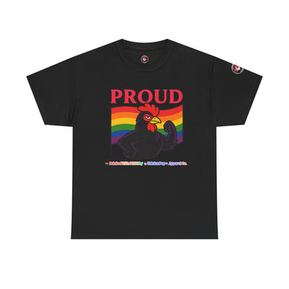 Proud Unisex Tee – Strut Boldly, Love Loudly